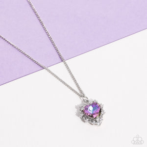 Be Still My Heart - Purple Necklace - Paparazzi Jewelry