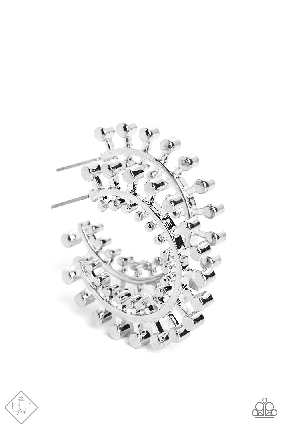 paparazzi-accessories-the-way-you-make-me-wheel-silver-earrings