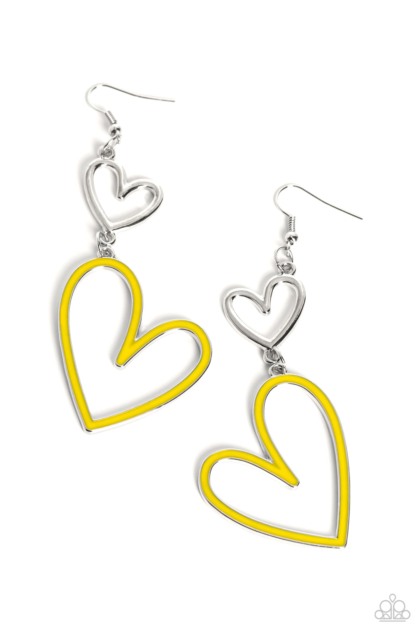paparazzi-accessories-pristine-pizzazz-yellow-earrings