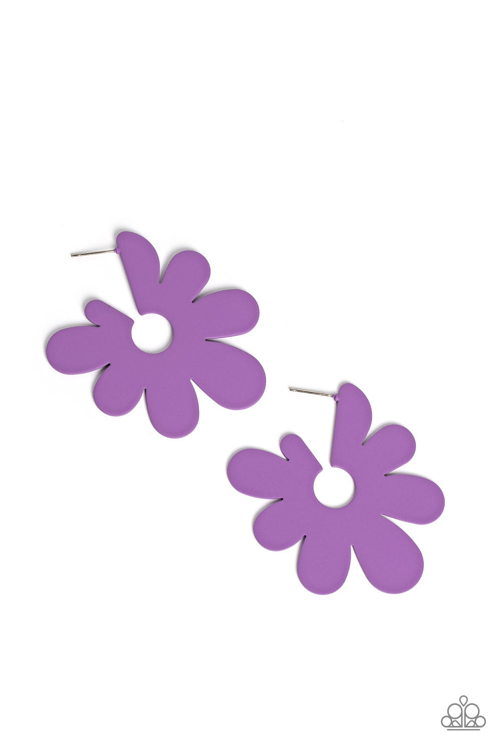 paparazzi-accessories-flower-power-fantasy-purple-earrings