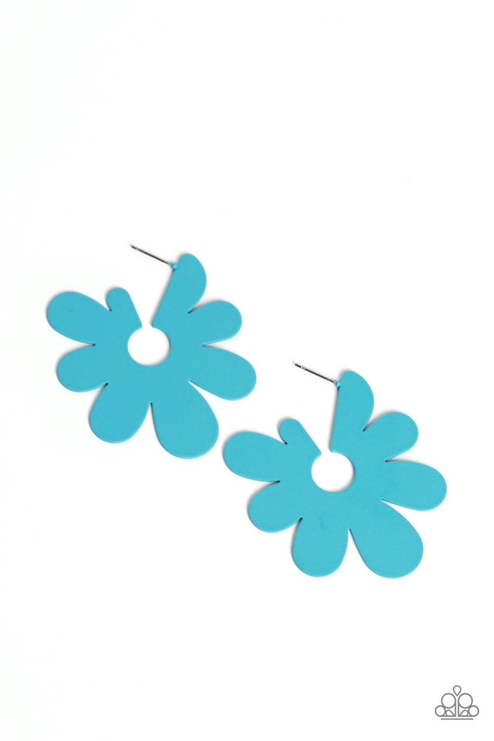 paparazzi-accessories-flower-power-fantasy-blue-earrings