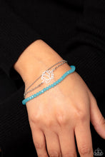 Load image into Gallery viewer, A LOTUS Like This - Blue Bracelet - Paparazzi Jewelry
