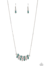 Load image into Gallery viewer, paparazzi-accessories-lustrous-laurels-green-necklace
