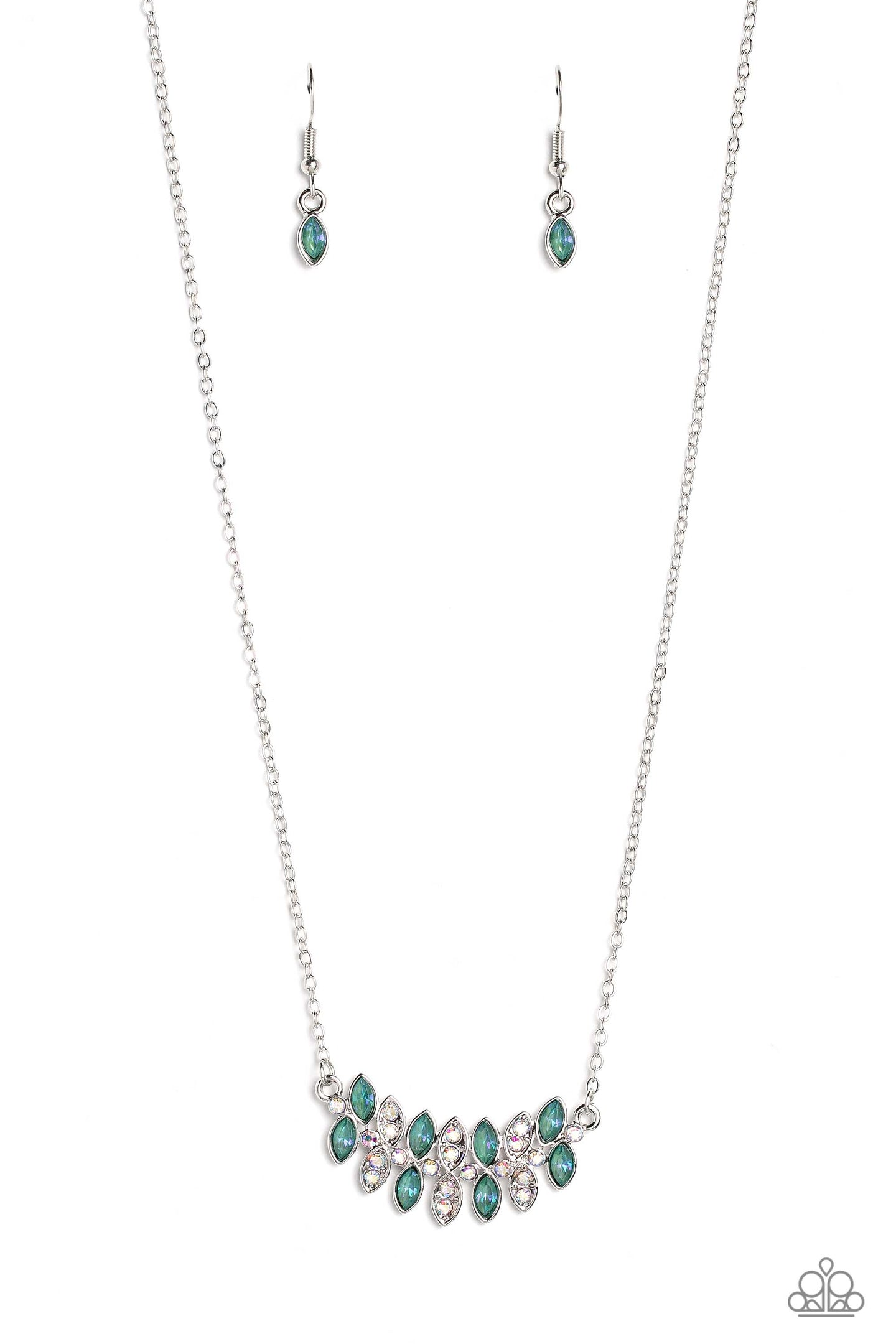 paparazzi-accessories-lustrous-laurels-green-necklace