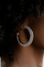Load image into Gallery viewer, Dazzling Dynamo - Black Earrings - Paparazzi Jewelry
