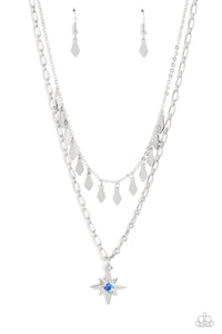 paparazzi-accessories-the-second-star-to-the-light-blue-necklace