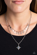 Load image into Gallery viewer, The Second Star To The LIGHT - Blue Necklace - Paparazzi Jewelry
