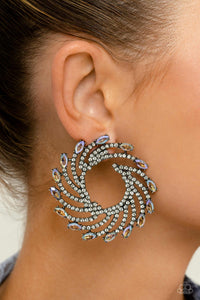 Firework Fanfare - Multi Post Earrings - Paparazzi Jewelry