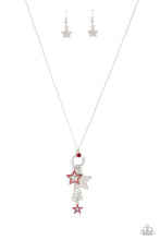 Load image into Gallery viewer, paparazzi-accessories-starry-statutes-red
