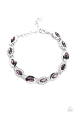 Load image into Gallery viewer, paparazzi-accessories-some-serious-sparkle-purple-bracelet
