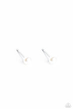 Load image into Gallery viewer, paparazzi-accessories-dainty-details-white-post earrings
