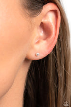 Load image into Gallery viewer, Dainty Details - White Post Earrings - Paparazzi Jewelry
