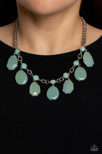 Maldives Mural - Green Necklace - Paparazzi Jewelry