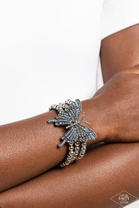 First WINGS First - Blue Bracelet - Paparazzi Jewelry