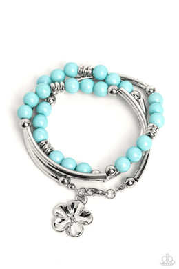 paparazzi-accessories-off-the-wrap-blue-bracelet