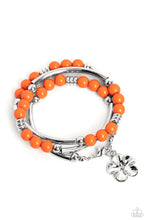 Load image into Gallery viewer, paparazzi-accessories-off-the-wrap-orange-bracelet
