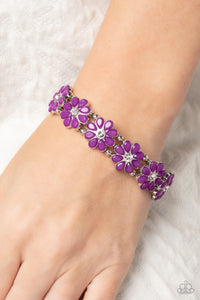 Hawaiian Holiday - Purple Bracelet - Paparazzi Jewelry