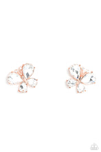 Load image into Gallery viewer, paparazzi-accessories-winged-whimsy-copper-post earrings
