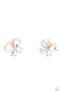paparazzi-accessories-winged-whimsy-copper-post earrings