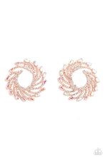 Load image into Gallery viewer, paparazzi-accessories-firework-fanfare-copper-post earrings
