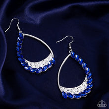 Load image into Gallery viewer, Looking Sharp - Blue Earrings - Paparazzi Jewelry
