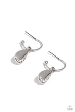 Load image into Gallery viewer, paparazzi-accessories-borderline-baddie-white-earrings

