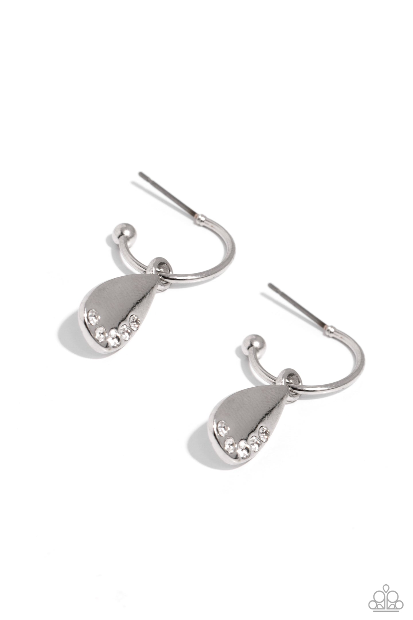 paparazzi-accessories-borderline-baddie-white-earrings