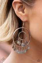 Load image into Gallery viewer, Caviar Command - Silver Earrings - Paparazzi Jewelry
