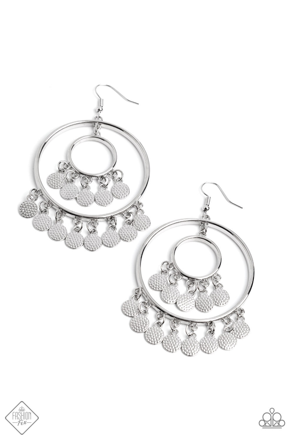 paparazzi-accessories-caviar-command-silver-earrings