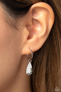 Borderline Baddie - Silver Earrings - Paparazzi Jewelry