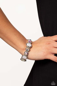 Fashion Fairy Tale - White Bracelet - Paparazzi Jewelry