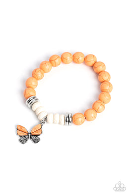 paparazzi-accessories-bold-butterfly-orange-bracelet