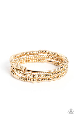 paparazzi-accessories-monochromatic-medley-gold-bracelet