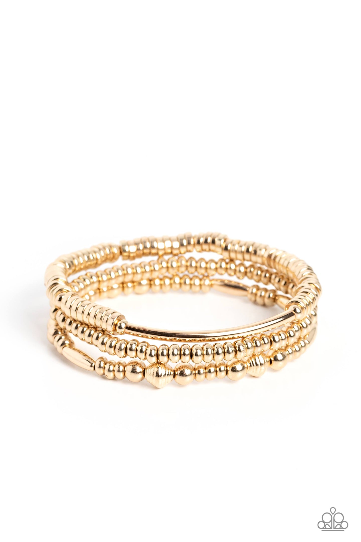 paparazzi-accessories-monochromatic-medley-gold-bracelet
