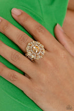 Load image into Gallery viewer, GLIMMER and Spice - Gold Ring - Paparazzi Jewelry
