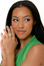 Load image into Gallery viewer, GLIMMER and Spice - Gold Ring - Paparazzi Jewelry
