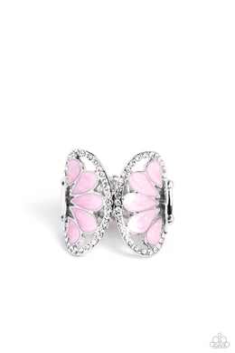 paparazzi-accessories-concaved-catwalk-pink-ring