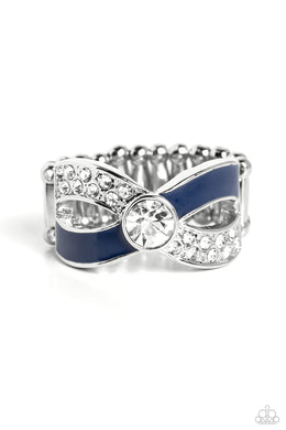 paparazzi-accessories-crossed-and-found-blue-ring