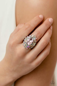 Dynamic Diadem - Pink Ring - Paparazzi Jewelry