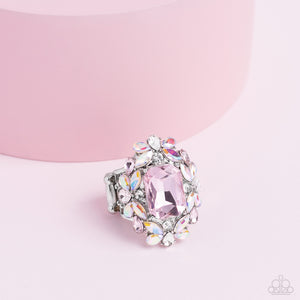 Dynamic Diadem - Pink Ring - Paparazzi Jewelry