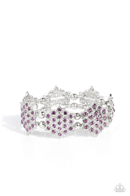 paparazzi-accessories-scintillating-snowflakes-purple-bracelet