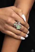 Load image into Gallery viewer, Fairy Circle - Green Ring - Paparazzi Jewelry
