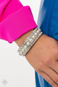 About a PEARL - White Bracelet - Paparazzi Jewelry