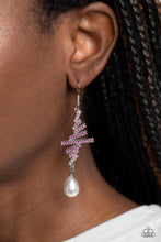 Load image into Gallery viewer, Timeless Tapestry - Pink Earrings - Paparazzi Jewelry
