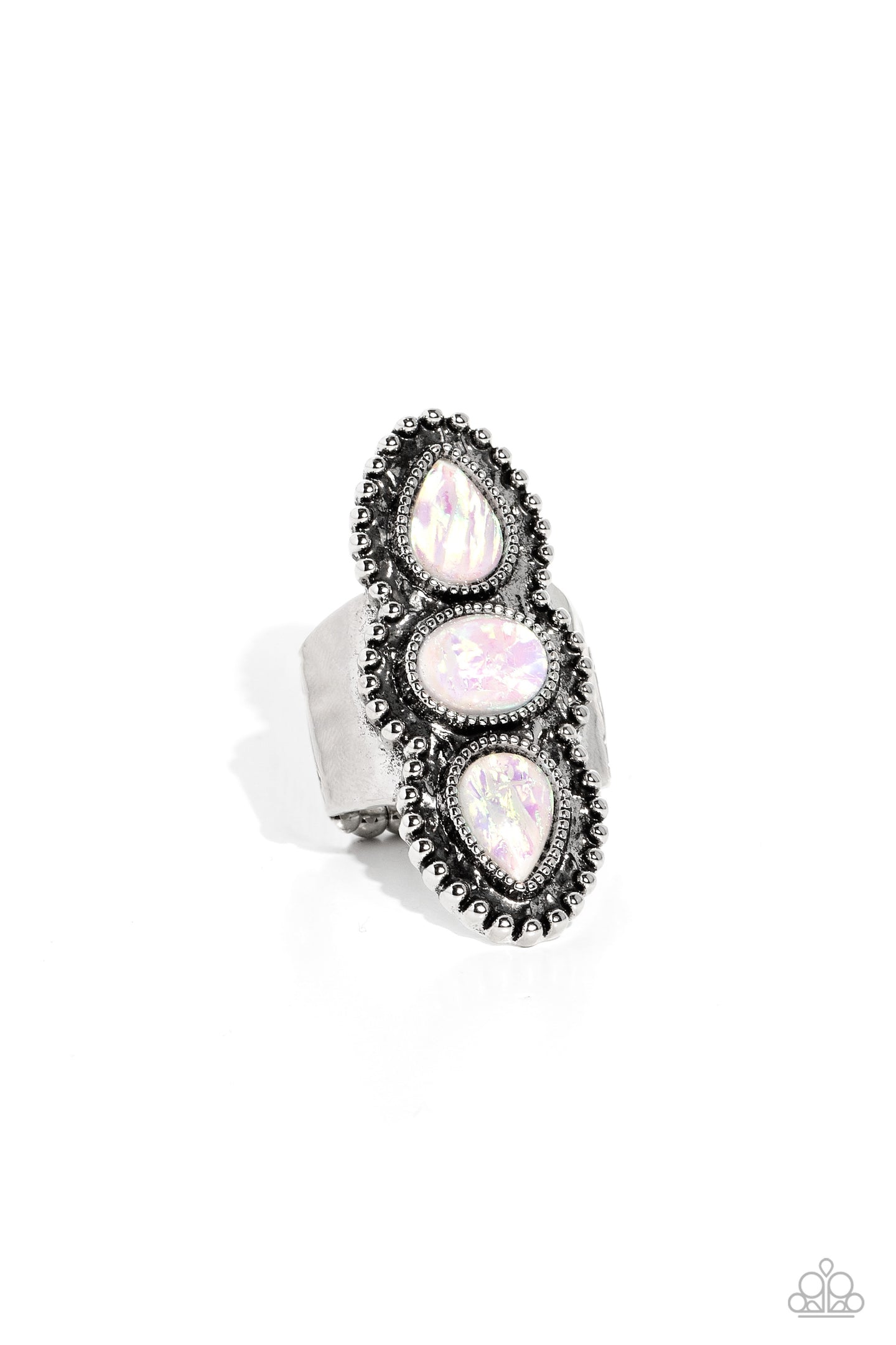 paparazzi-accessories-strut-your-studs-white-ring