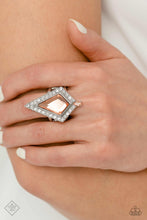 Load image into Gallery viewer, Stylish Studio - Orange Ring - Paparazzi Jewelry
