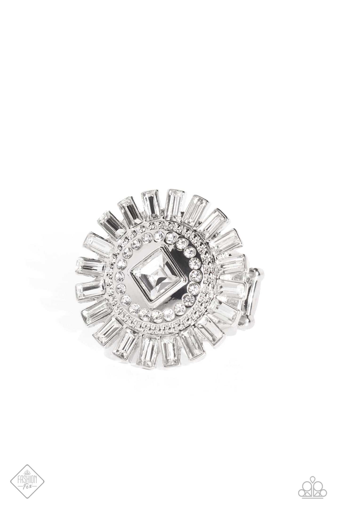 paparazzi-accessories-shimmery-sprinkle-white-ring