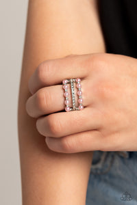 Really Bubbly - Pink Ring - Paparazzi Jewelry