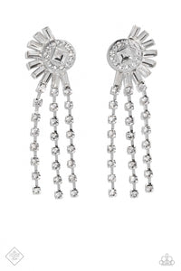 paparazzi-accessories-torrential-twinkle-white-post earrings