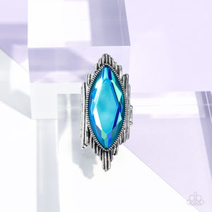 Stunning Showman - Green Ring - Paparazzi Jewelry